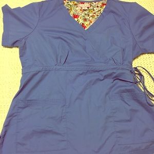 Koi Scrub Top